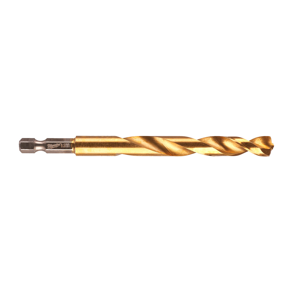 Shockwave HSS-G TiN Red Hex 9.5 mm - 1 pc-en Shockwave HSS-G TiN Red Hex 9.5 mm - 1 pc-en