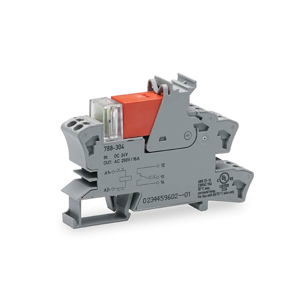 Releu si soclu 1 CO - DC 24 Vdc, 1 x 16A, gri Releu si soclu 1 CO - DC 24 Vdc, 1 x 16A, gri
