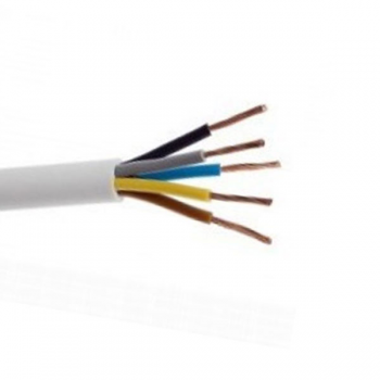 Cablu A05VV-F 5 G 10, alb