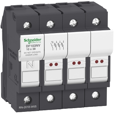 Tesys Deconector-Siguranta 3P N 32A - Fuse Marimea 10 X 38 Mm - Indicator Sigura