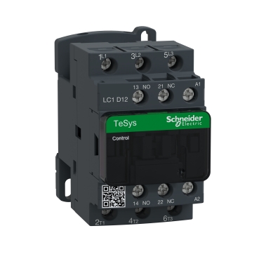 TeSys D contactor 3P 12A AC-3440V - aux 1NO+1NC -  24V 50Hz
