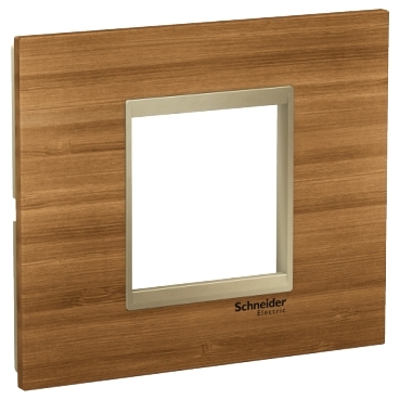 Easy Styl, Rama lemn, 2M, bambus/bej metalic