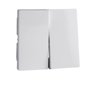 Clapeta 2 Porturi, Alb Intens, Lucios, Sistem M