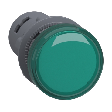 Lumina de control, 220V DC, verde Lumina de control, 220V DC, verde