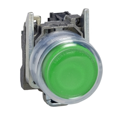 Buton Complet Proeminent Verde 22, Revenire cu Arc, 1No, Nemarcat Buton Complet Proeminent Verde 22, Revenire cu Arc, 1No, Nemarcat