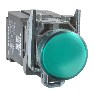 Lampa Pilot Completa Verde 22Lentile Plane cu Led Integral 400V Lampa Pilot Completa Verde 22Lentile Plane cu Led Integral 400V