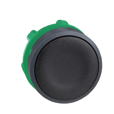 Cap Rotund pentru Buton  22, Revenire cu Arc, Negru, Incastrat, Nemarcat Cap Rotund pentru Buton  22, Revenire cu Arc, Negru, Incastrat, Nemarcat