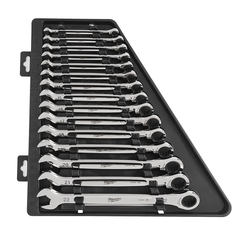 Set 15 buc chei combinate cu clichet MAX BITE™, sistem metric Set 15 buc chei combinate cu clichet MAX BITE™, sistem metric