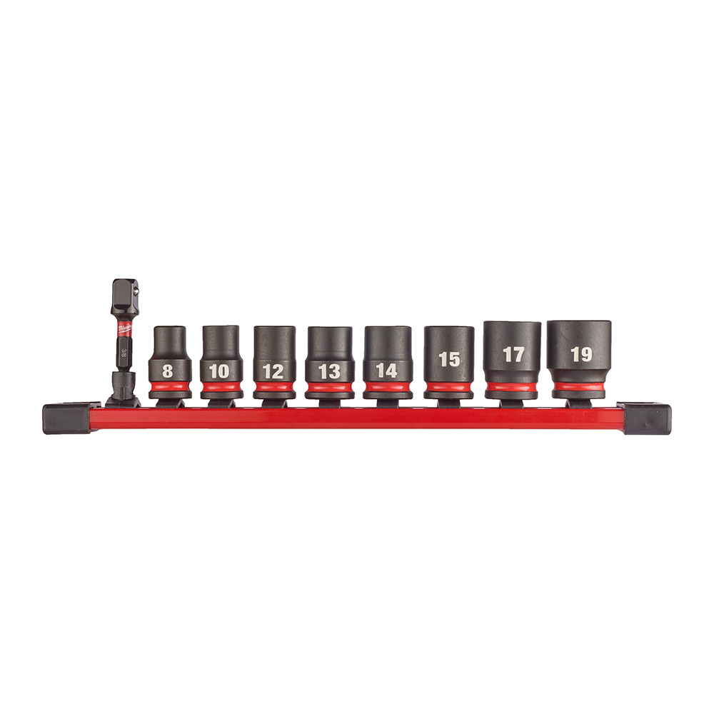 Set șină chei tubulare de impact ⅜″ SHOCKWAVE™ IMPACT DUTY (9 buc)
