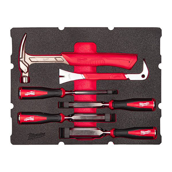 Inserție spumă PACKOUT™ cu 6 produse pentru dulgherie