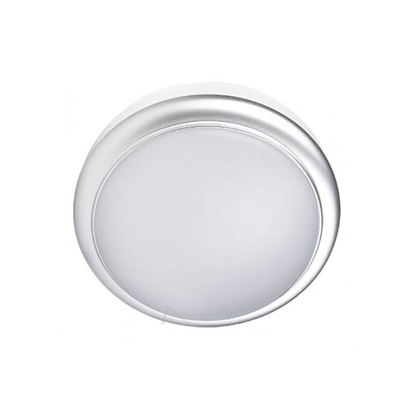 Aplica LED SIRIUS 8W, 220V, 4000k, IP54, lumina neutra, rotund, argintiu