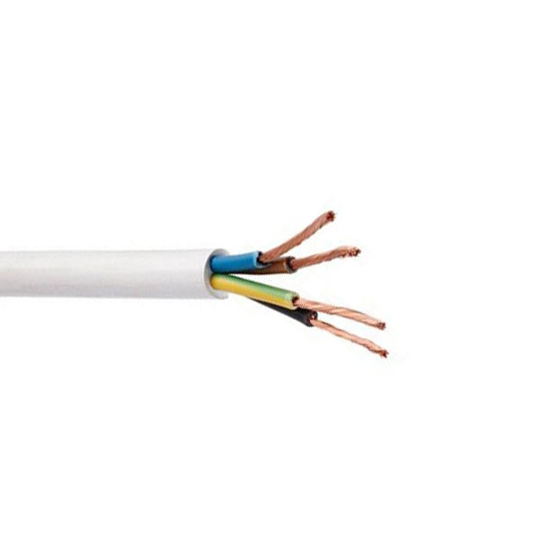 Cablu H05VV-F 4 G 2.5, alb