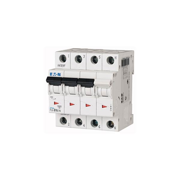 Siguranta automata PL6-C16-3N, 16A, 6kA, 3P+N, Eaton