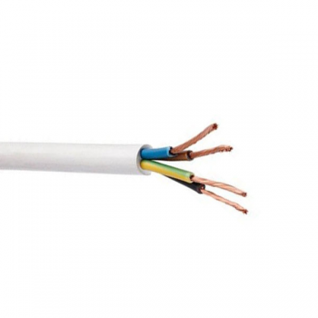 Cablu H05VV-F 4 G 4, alb