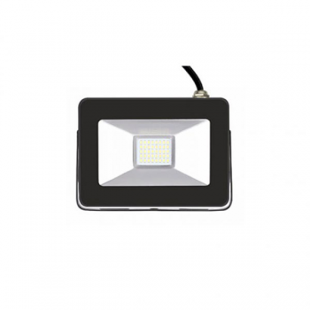 Proiector LED negru MINI, 220V, 10W, IP65, 6500K, lumina rece