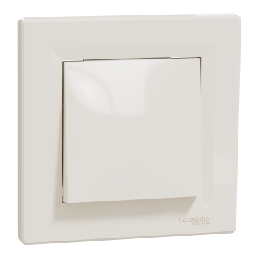 Asfora, Intrerupator simplu, fara surub, crem