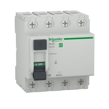 Easy9 Intreruptor diferential 4P AC 300 mA 63A