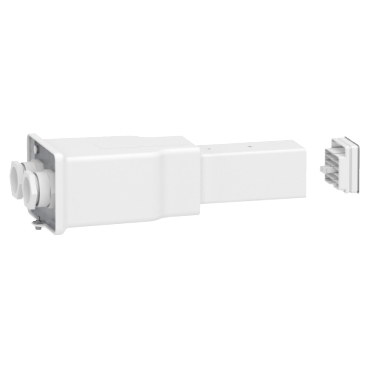 Canalis - unit. alimentare pt. KBB - 40 A - montaj stanga - alb - metal