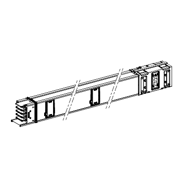 Canalis - Lungime Dreapta - 630 A - 1,5 M - 4 Trape Derivatie