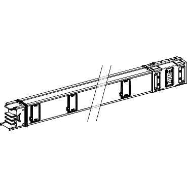 Canalis - Lungime Dreapta - 800 A - 5 M - 10 Trape Derivatie