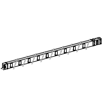 Canalis - Lungime Dreapta - 800 A - 5 M - 18 Trape Derivatie