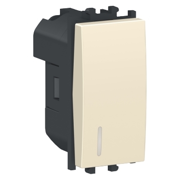 Easy Styl, Intrerupator, indicator luminos, 1M, crem