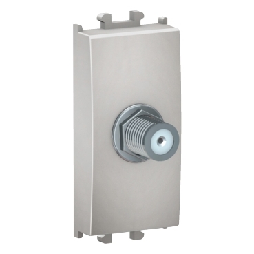 Easy Styl, Priza SAT, tip F, 1M, argintiu