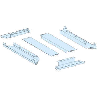 2 placi presetupe, PrismaSeT P, IP31, pentru tablou W 300mm D 400mm 2 placi presetupe, PrismaSeT P, IP31, pentru tablou W 300mm D 400mm