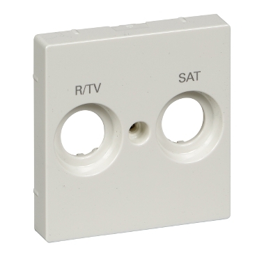 Placa Centrala Marcata R/Tv+Sat pentru Iesire Priza Antena,Alb Polar, Lucios