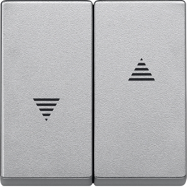 Clapeta pentru Comutator Si Buton Rulou Storuri, Aluminiu, Sistem M