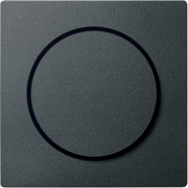 Placa Centrala cu Buton Rotativ, Antracit, Sistem M