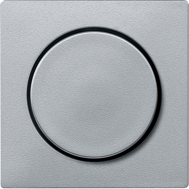 Placa Centrala cu Buton Rotativ, Aluminiu, Sistem M