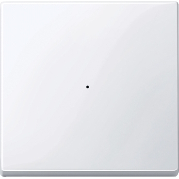 Clapeta pentru Modul cu 1 Buton, Alb Intens, Lucios, Sistem M