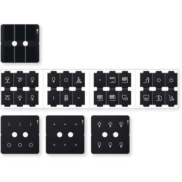 Set folii pentru KNX Push-button Pro, System M
