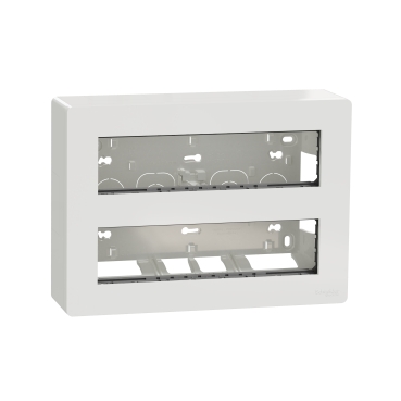 Noua Unica, Post de lucru 2x10m, aparent, alb antibacterian Noua Unica, Post de lucru 2x10m, aparent, alb antibacterian