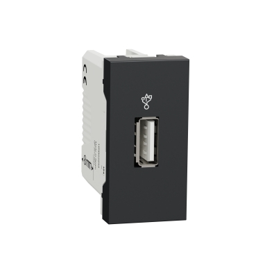 Noua Unica, Priza USB transfer date 1m, antracit Noua Unica, Priza USB transfer date 1m, antracit