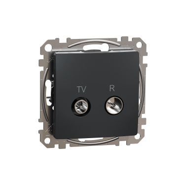 Sedna Design, Priza TV R intermediara 7dB, antracit