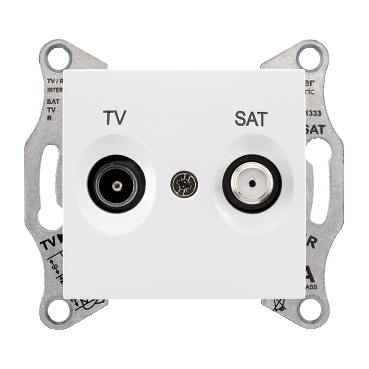 Sedna, Iesire Intermediara TV-Sat, 4Db fara Cadru Alb
