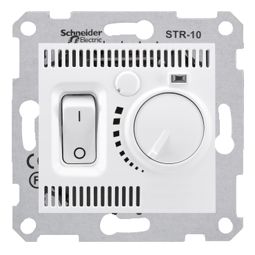Sedna, Termostat Camera, 10A fara Cadru Alb